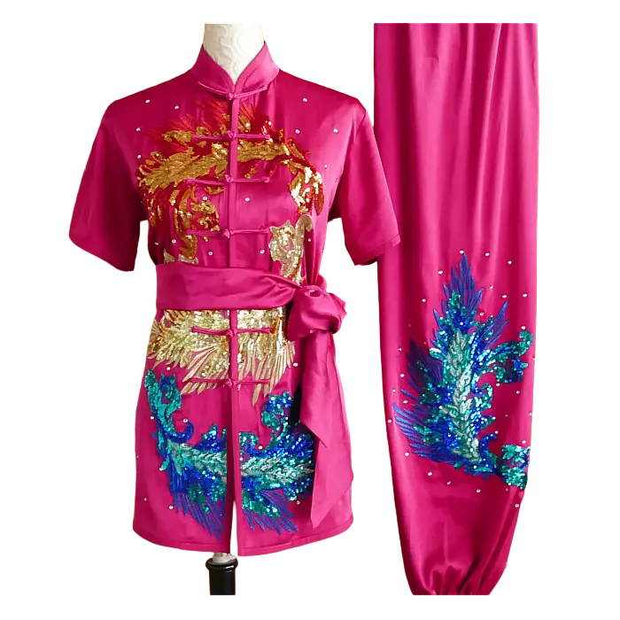 Hot Pink Sequin Performance Uniform UC2026SQ-005