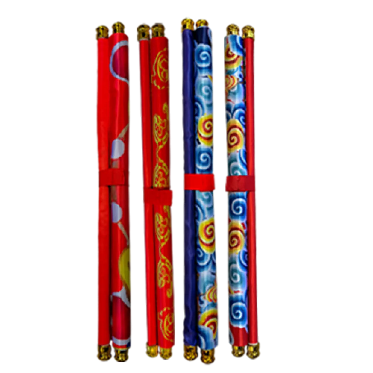 Chinese Lion Dance Lucky Banners – Traditional Blessing Scrolls for Celebrations (D1370)