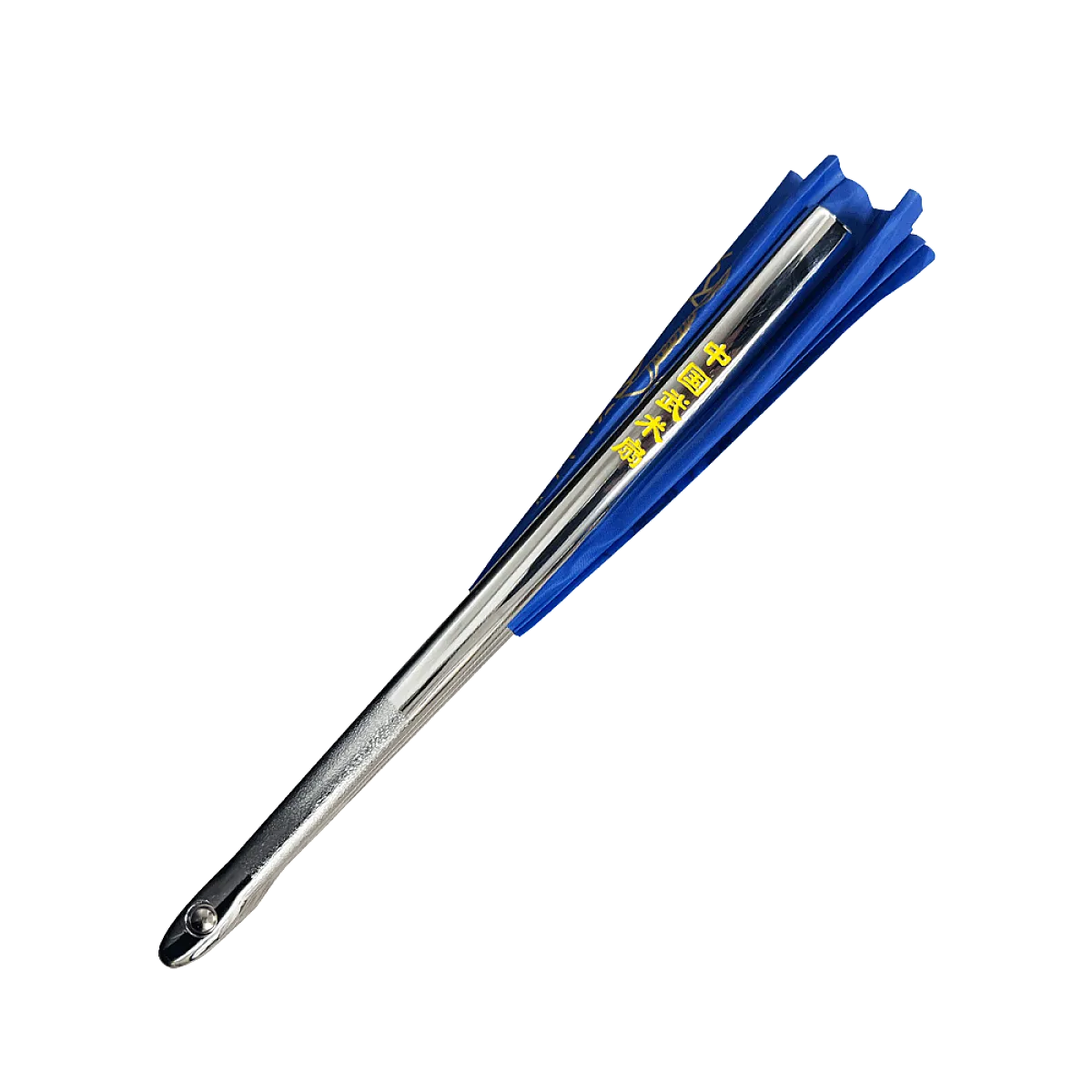 Metal Alloy Golden Dragon Kung Fu Fan (Fan001) – Striking Blue Elegance