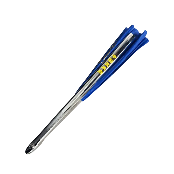 Metal Alloy Golden Dragon Kung Fu Fan (Fan001) – Striking Blue Design