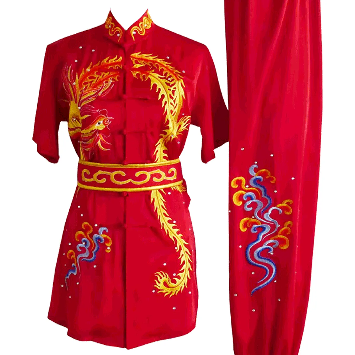Red Uniform with Phoenix Embroidery (Pre-Order) - UC2024-006