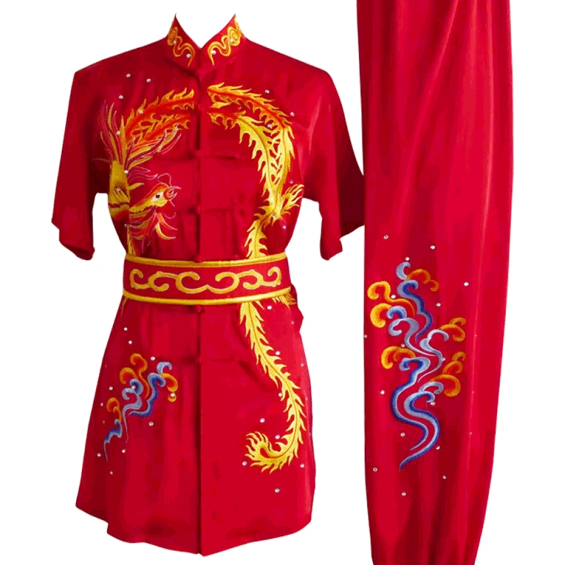 Red Uniform with Phoenix Embroidery (Pre-Order) - UC2024-006
