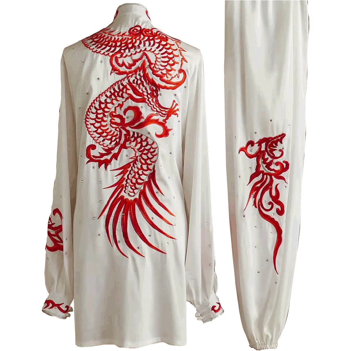 White Uniform with Dragon Embroidery (Pre-Order) UC2024-007