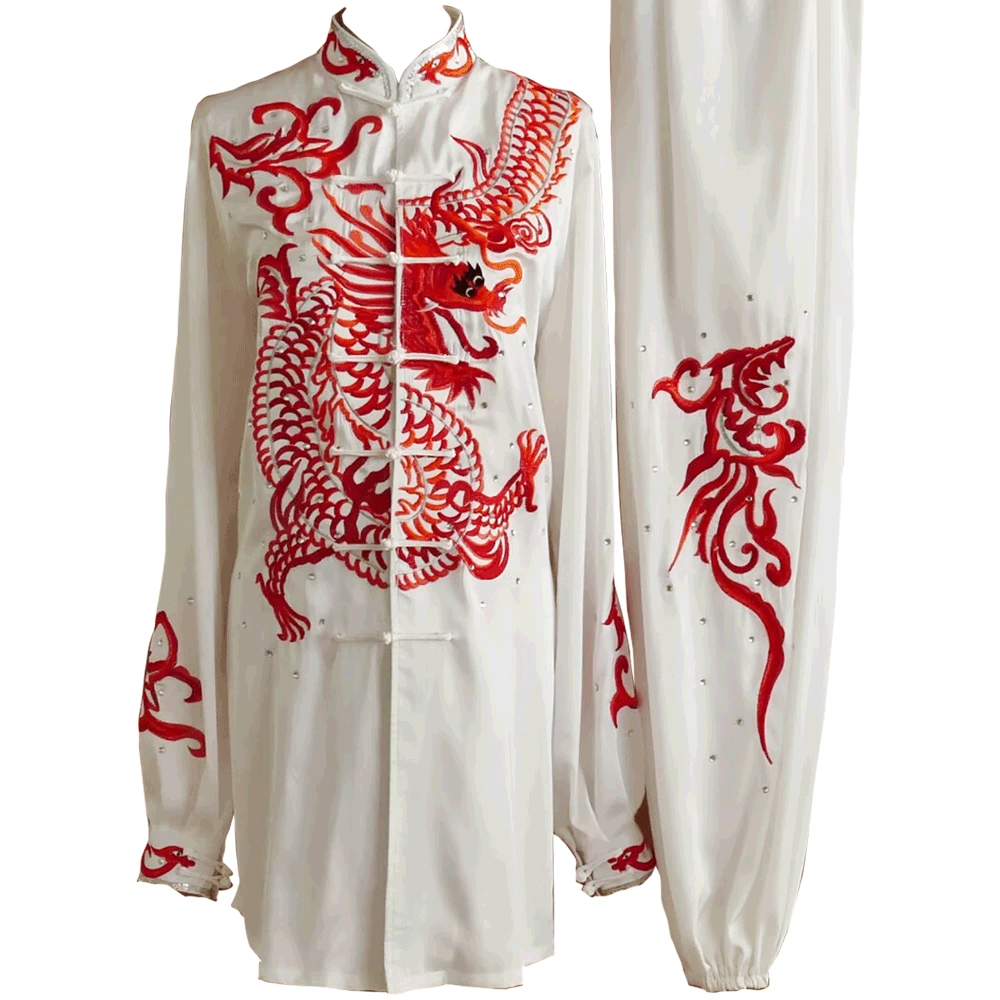 White Uniform with Dragon Embroidery (Pre-Order) UC2024-007