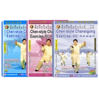 DW142-01-02-03 Chen-style Tai Chi ChanSiGongBy Grandmaster Xiaowang Chen (3 DVDs)