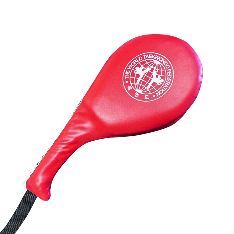 Red Double-Layer Martial Arts Kicking Target – Durable Vinyl Training Pad