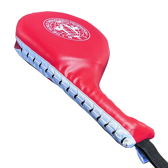 Red Double-Layer Martial Arts Kicking Target – Durable Vinyl Training Pad