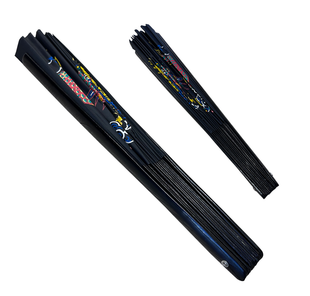 Black Dragon Phoenix Tai Chi Kung Fu Bamboo Rib Fan (Fan06) – A Symbol of Yin-Yang Harmony
