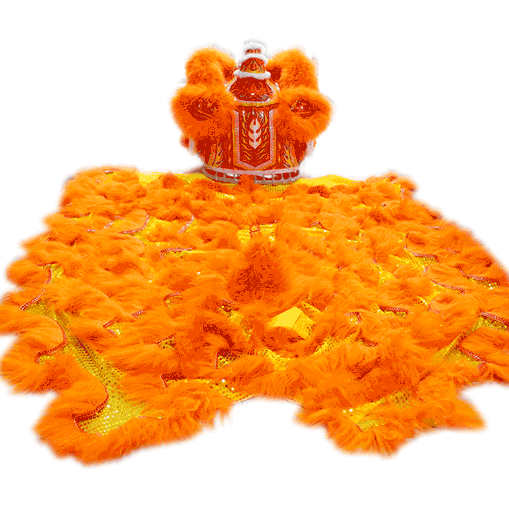 D1305 Purple Fut-San Lion Dance Costume – Competition Purple Lion (Full Set)