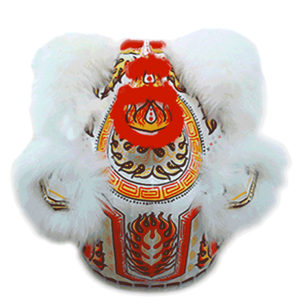 D1302 Golden Fut-San Lion Dance Costume – Competition Gold Lion (Full Set)