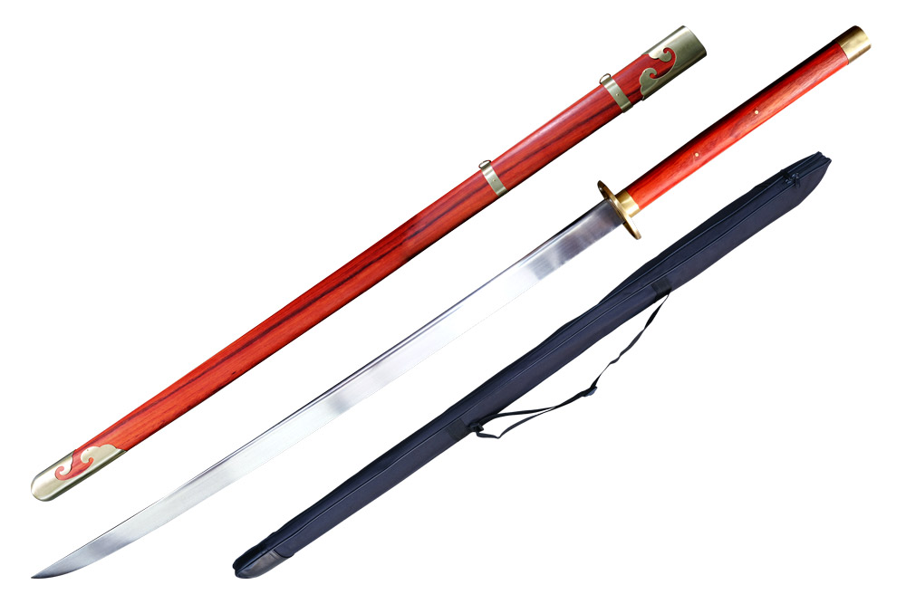 TDS039 Miao Dao (Chang Dao) Two-Handed Chinese Saber – Traditional Kung Fu Sword