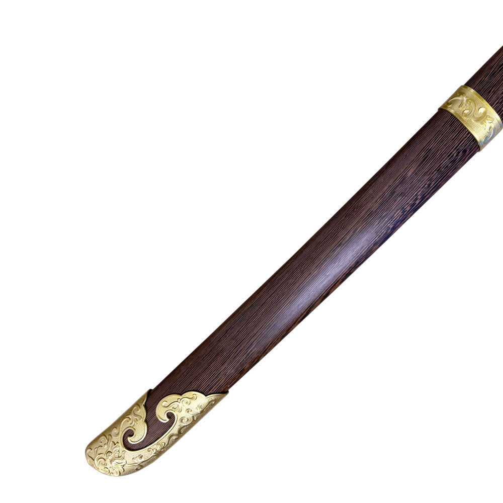 TDS060 – Qian Kun Tai Chi Saber with Huali Wood and Brass Trim