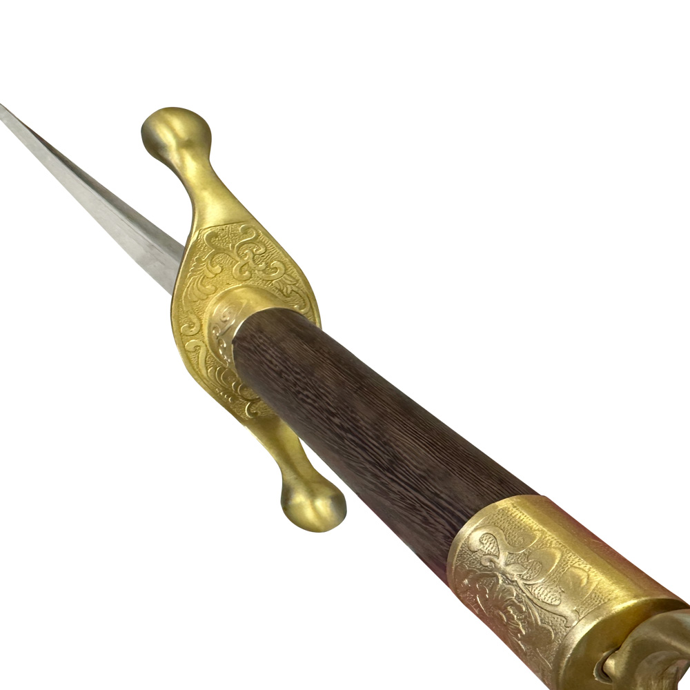 TDS060 – Qian Kun Tai Chi Saber with Huali Wood and Brass Trim