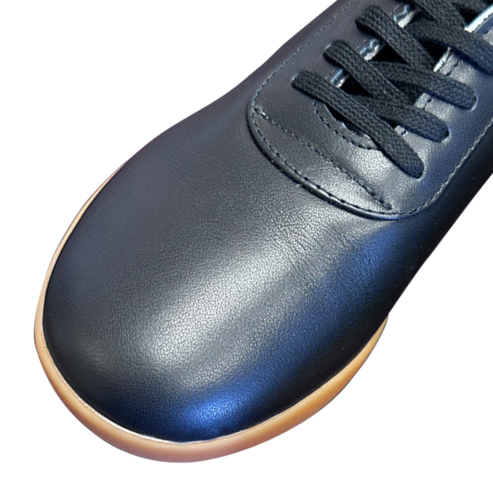 Premium Black Leather Tai Chi Shoes for Training and Performance