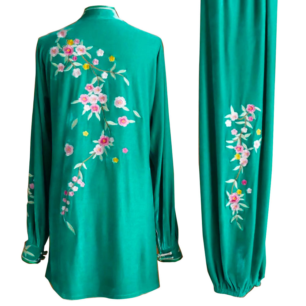 UC2022-13 Green Uniform with Flower Embroidery (Pre-Order)