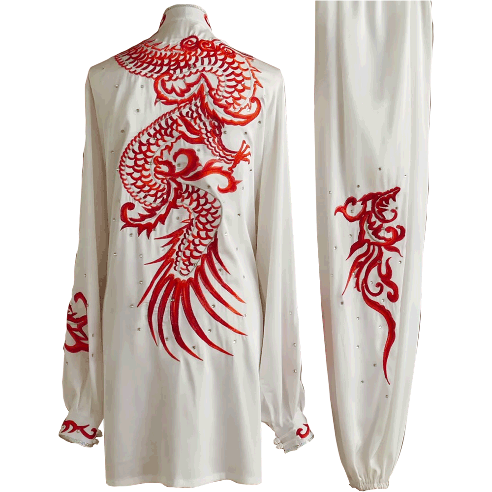 White Uniform with Dragon Embroidery (Pre-Order) UC2024-007