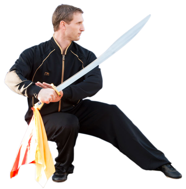 IWUF Standard Wushu Broadsword with Loud Sound Performance