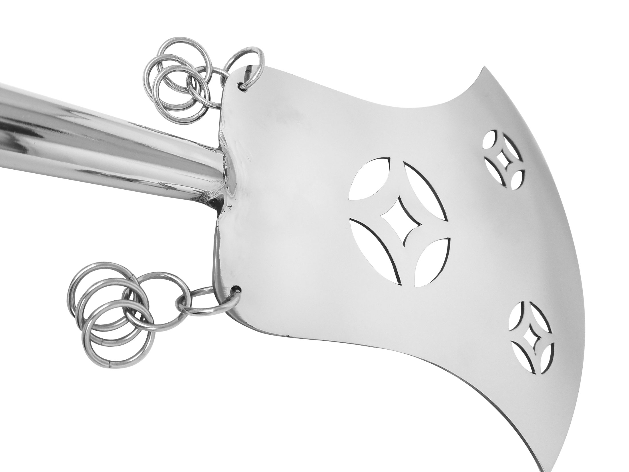 Crescent Shovel Shaolin Monk Spade – 2-Piece Stainless Steel Weapon (TDL005)