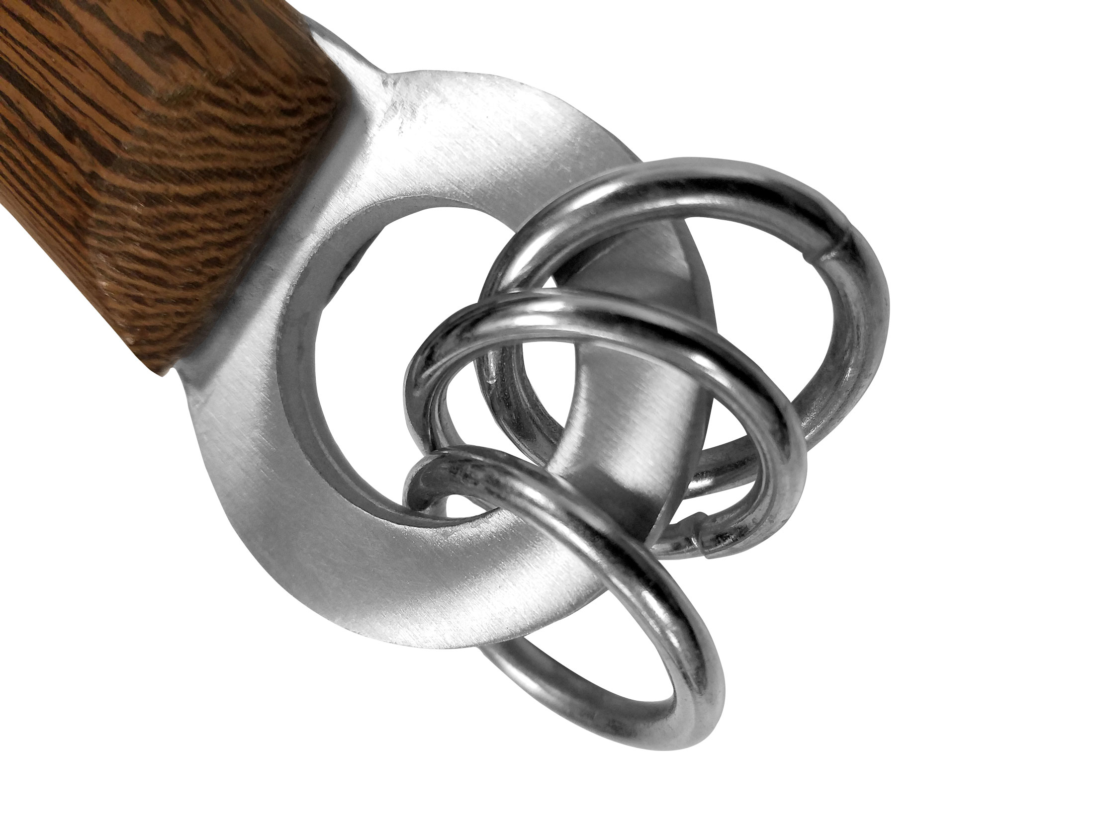 Wushu Double Dagger – Stainless Steel with Wenge Wood Handle (Pair)