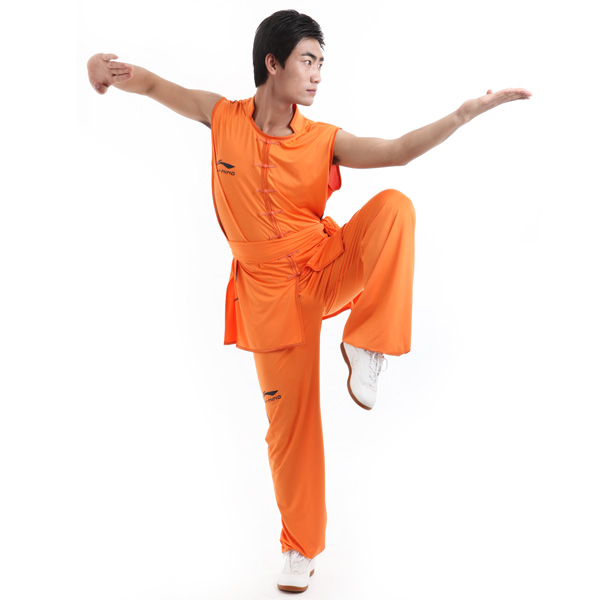 LN001-2 - Li-Ning Southern Style Uniform Orange (Male) -FINAL SALE!