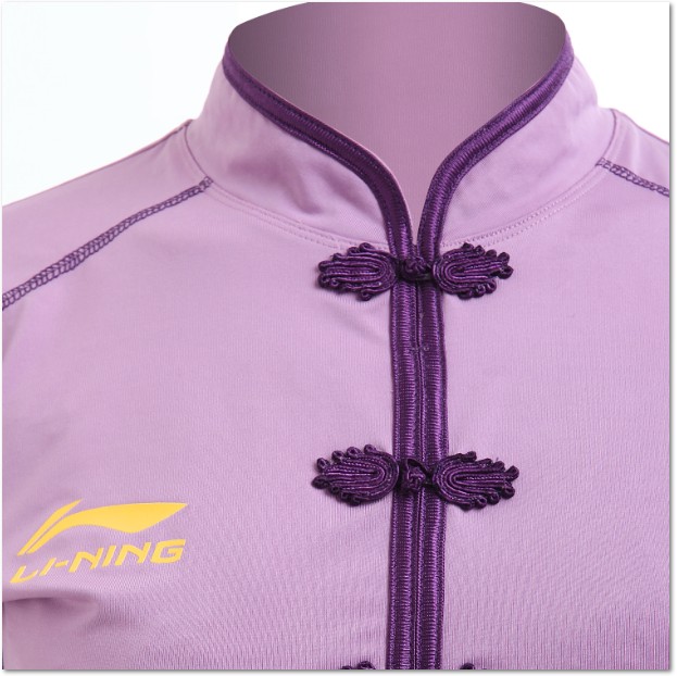 LN100-1 - Li-Ning Lavender Wushu Uniform (Female) 比赛服