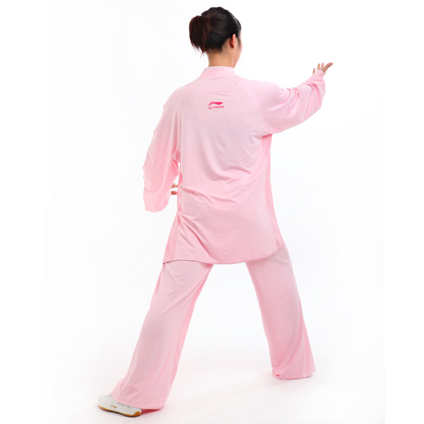 LN108-1 - Li-Ning Pink Long sleeve Uniform (Female) 女子粉色长袖比赛服 size XS