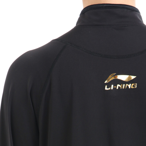 LN108-5 - Li-Ning Black Long sleeve Uniform (Female) 女子黑色长袖比赛服