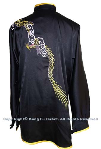 UC076 - Black Uniform with Dragon Embroidery 