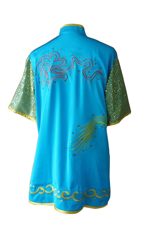 UC078 - Teal Uniform with Dragon Embroidery