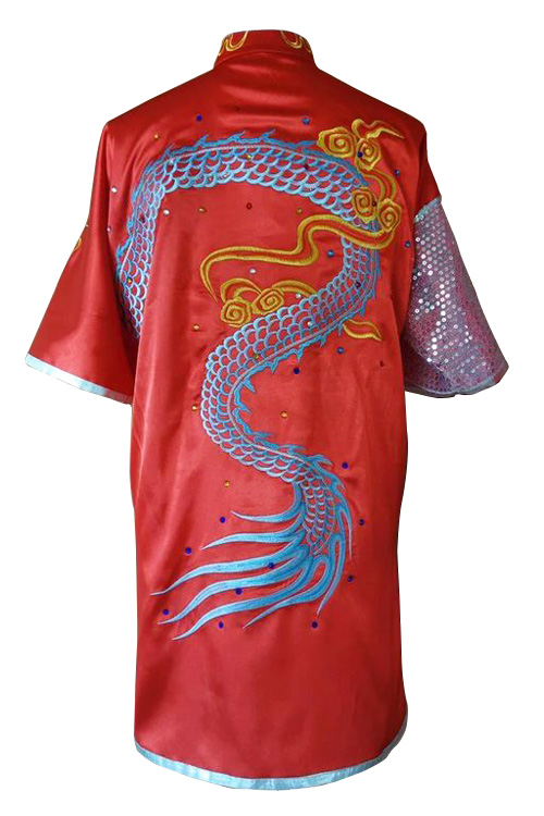 UC087 - Red Uniform with Dragon Embroidery