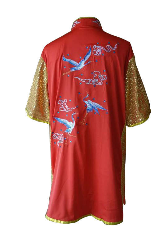 UC089 - Red Uniform with Phoenix Embroidery