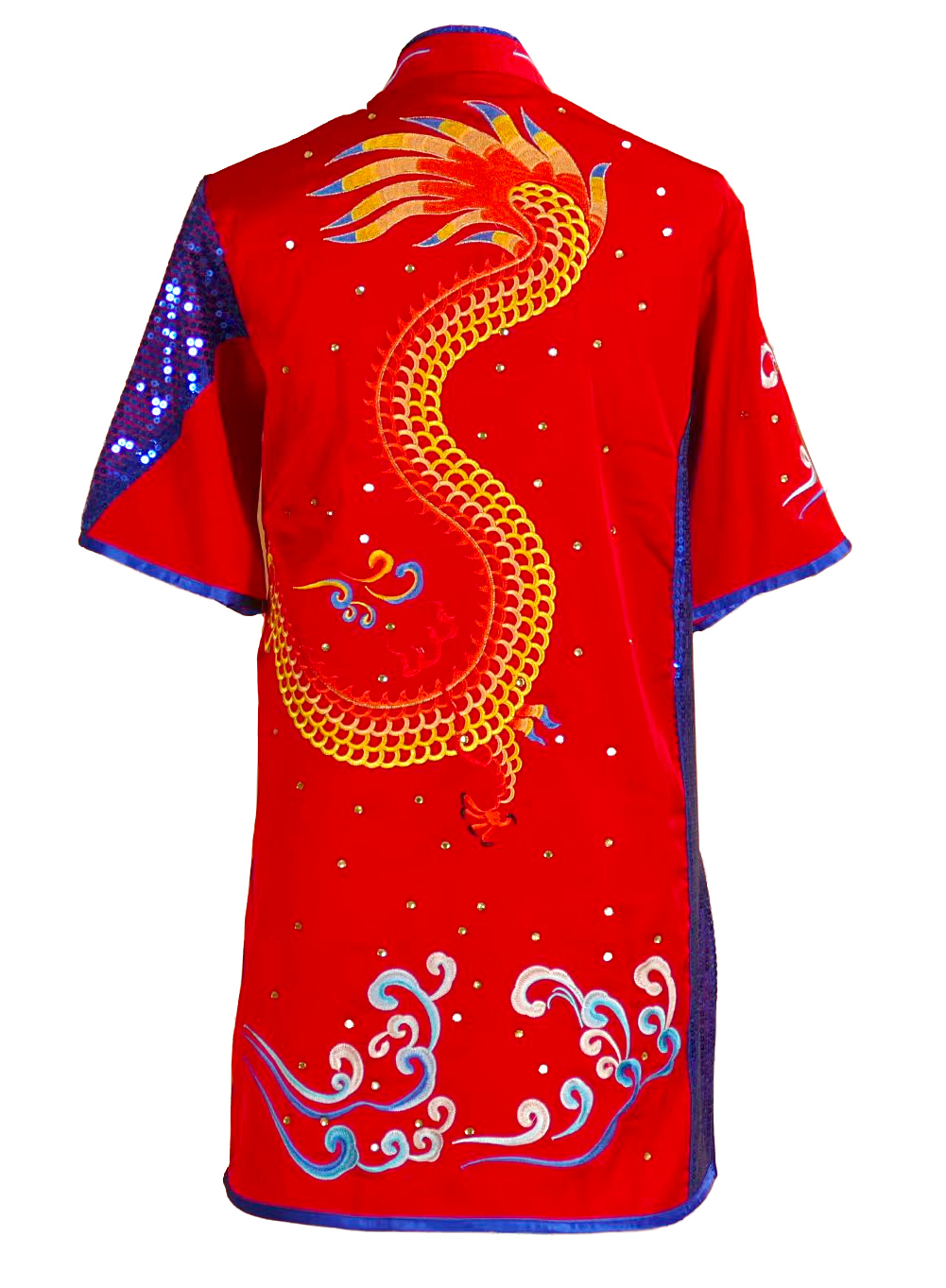 UC096 - Red Uniform with Dragon Embroidery