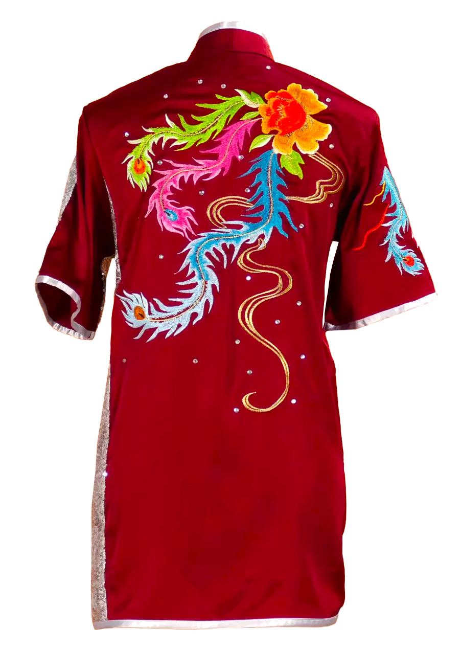 UC501 - Red Uniform with Phoenix Embroidery