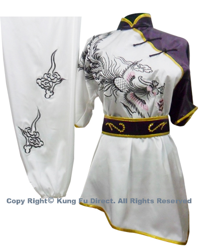 UC509 - White Uniform with Phoenix Embroidery