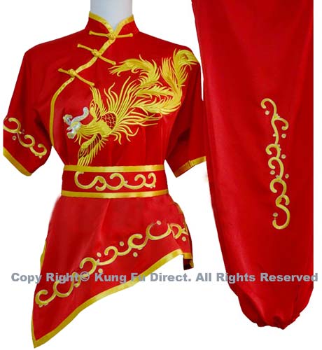 UC531 - Red uniform with golden Phoenix Embroidery