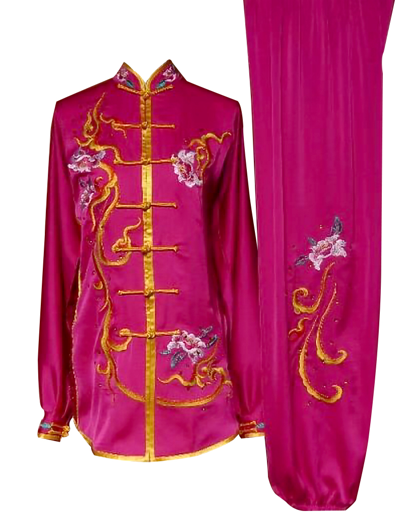 UC532 - Hot Pink Uniform with Flower Embroidery
