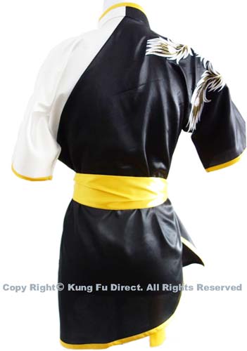 UC537 - Black White Uniform with White Phoenix Embroidery