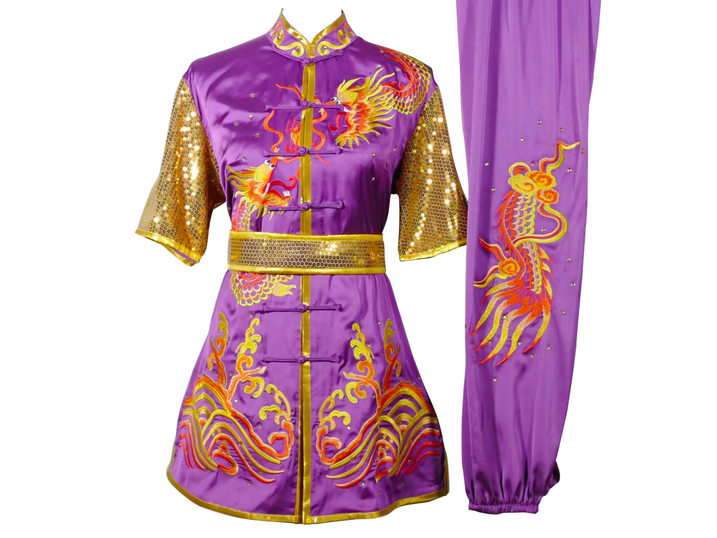 UC2022-64 Uniform with Dragon, Water Wave Embroidery  (Pre-Order)