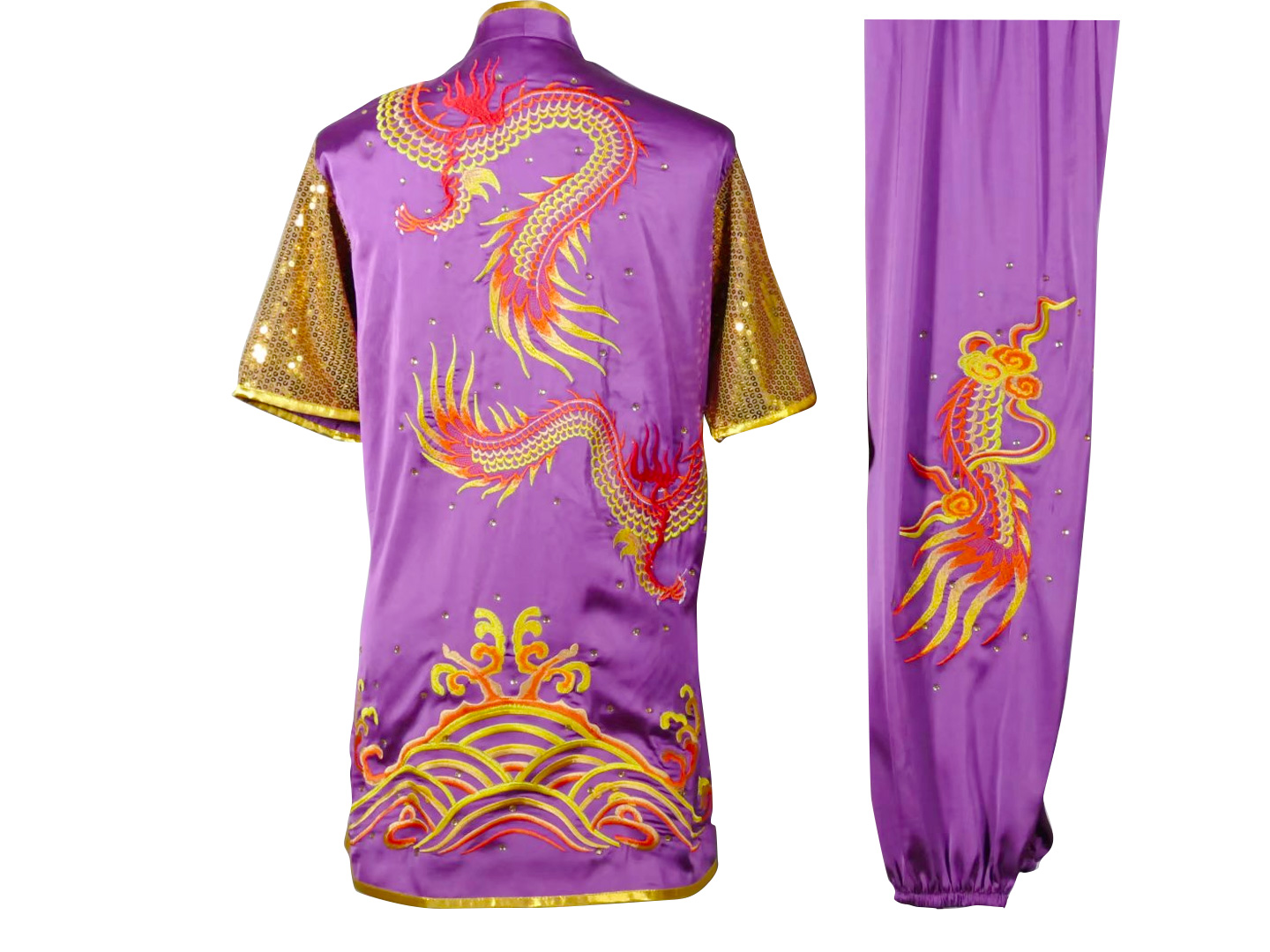 UC2022-64 Uniform with Dragon, Water Wave Embroidery  (Pre-Order)