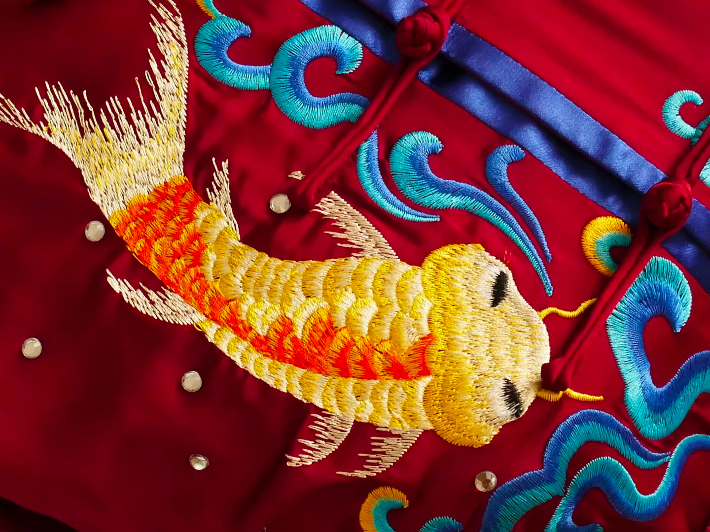 Uniform with Fish cloud Wave Embroidery  (Pre-Order)