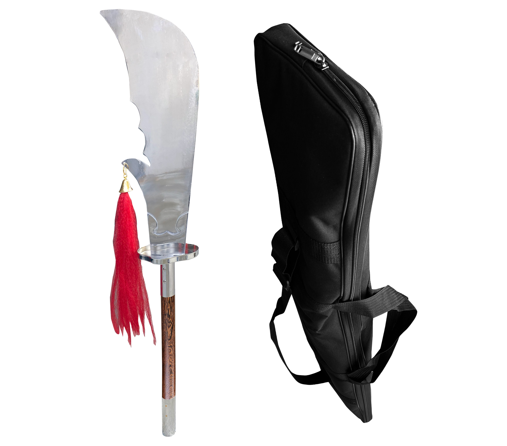 Wushu Kungfu Kwandao – 2-Piece Wenge Wood Handle & Stainless Steel Blade