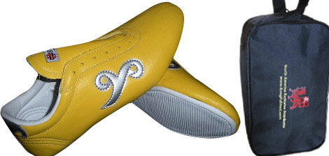 Yellow Budo Saga KungFu Shoes – Lightweight & Durable (FT027)