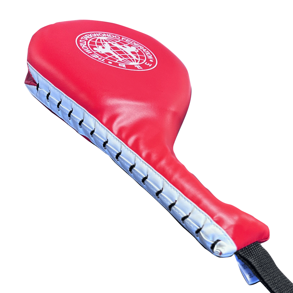 Red Double-Layer Martial Arts Kicking Target – Durable Vinyl Training Pad