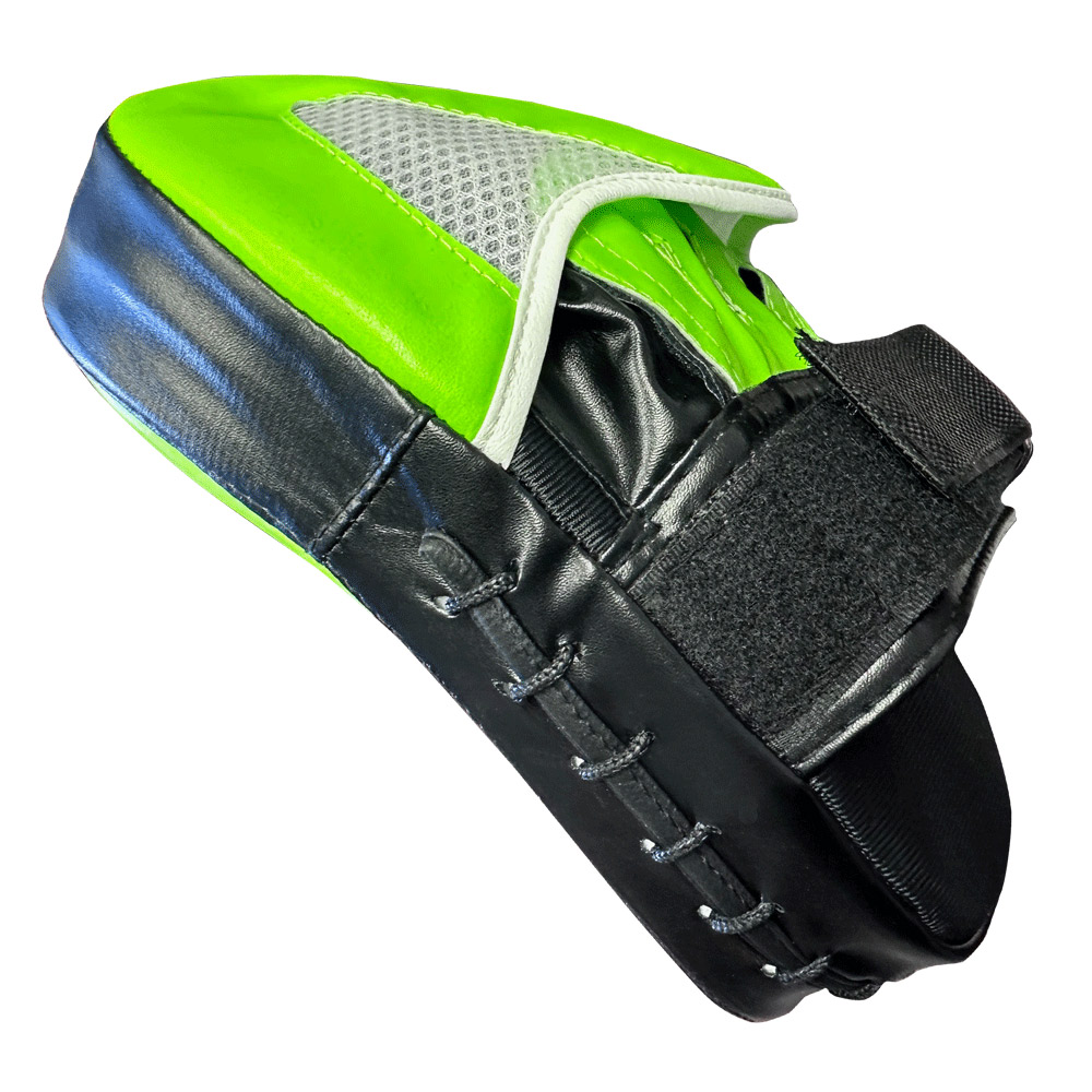 Neon Green Curved Focus Mitt (Single) – NM010-4 | Durable Training Pad